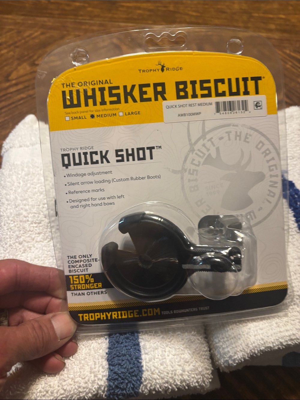 Quick Shot Whisker Biscuit Rest - Black